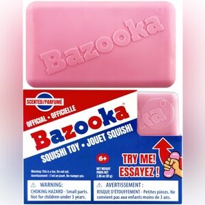 Bazooka Gum Scented Slow-Rising Fidget Toy